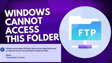 Windows Cannot Access this folder fix this issue in FTP Server | FTP Server not work