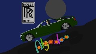 Algodoo Rolls Royce Wagon Crashes