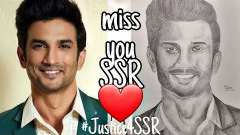 Drawing Timelapse - Remembering Sushant Singh Rajput