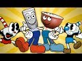 Cupman and his pal mughead  cuphead ripoffs