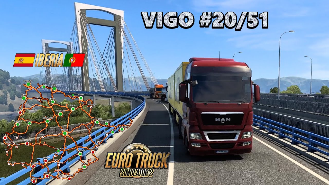 Euro Truck Simulator 2 Gameplay DLC Iberia Spain VIGO #20/51