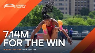 Tara Davis-Woodhall flies to 7.14m in New York ‼️ | Continental Tour Gold 2024 Net Worth