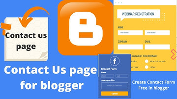 Blogger contact us page create | contact us page generator | privacy policy generator for blogger