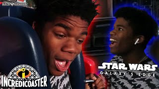 GABE'S FIRST TIME RIDING INCREDICOASTER AND VISITING GALAXY'S EDGE! | Kleschka Vlogs