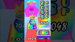 Ultimate 2048 Ball Games Mashup #ballgameshub 😱🔥 Ball Run 2048 #shorts