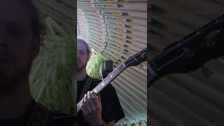 Some morning inspiration in a yurt #reverb #music  #guitar #vibe #morning #yurt #shorts
