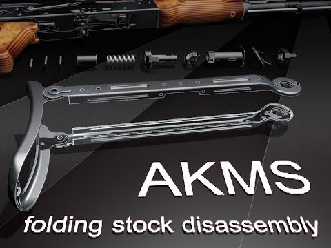 Kalashnikov AKMS folding stock removal