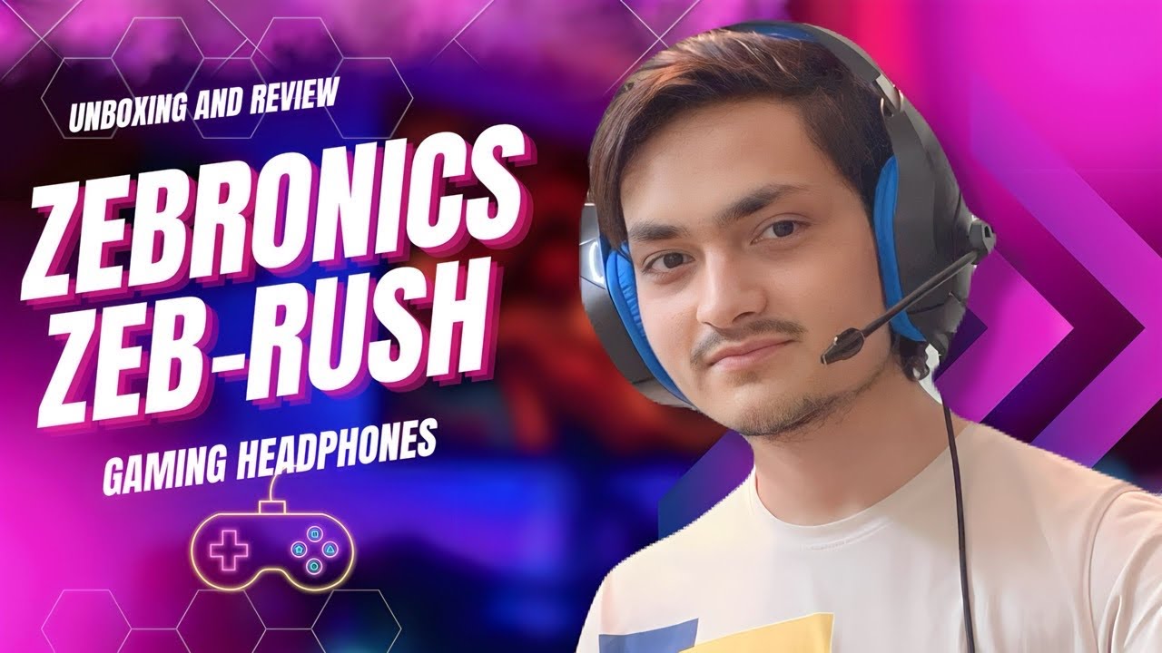 Zebronics ZebRush best gaming headphones😍 YouTube
