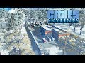 Cities Skylines - Товарный терминал, горное шоссе и деревня! #8