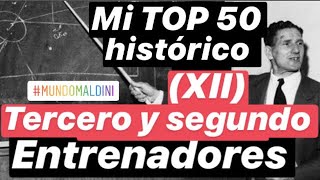 TERCERO Y SEGUNDO, TOP 50 HISTÓRICO ENTRENADORES. #MundoMaldini