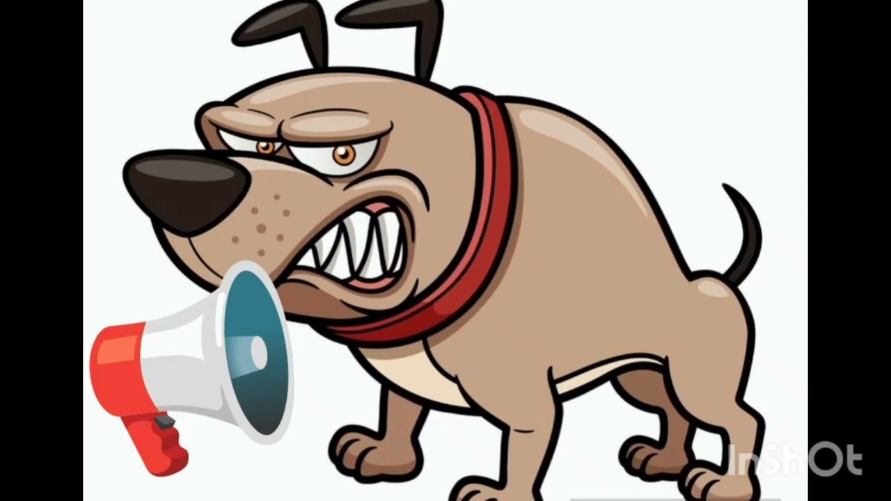 Angry dog barking, aggressive dog barking, big dog barking 