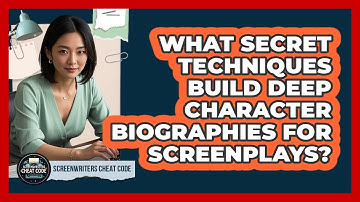 What Secret Techniques Build Deep Character Biographies For Screenplays? - Screenwriter