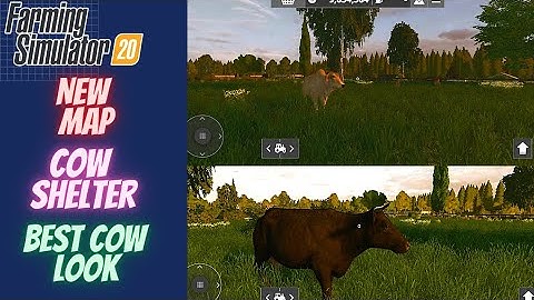 New Map Big Animal Farm in Farming Simulator 20 | Real Animal farm | Cows in New map | Timelapse |