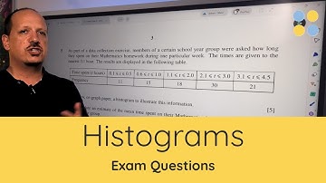 CAIE A-Level Mathematics 9709 | Histograms Exam Practice Questions
