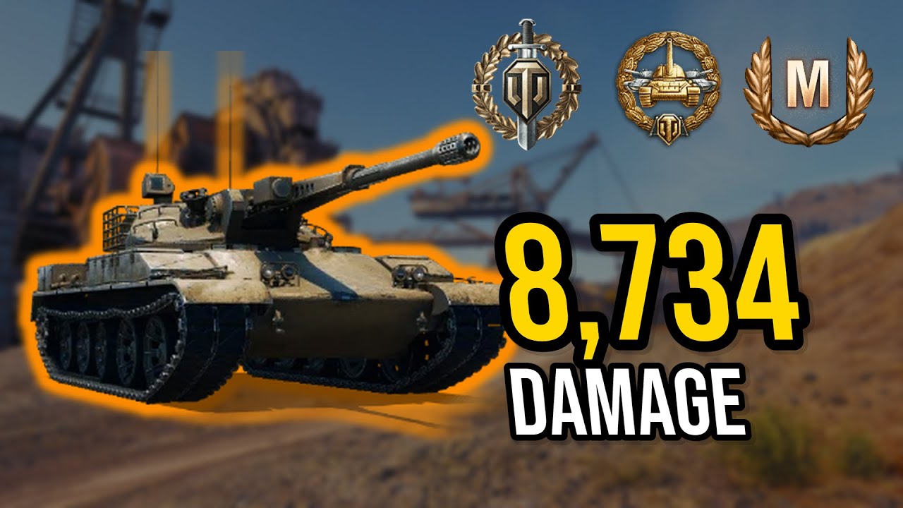 Ares 85 Ace Tanker - 8,734 Damage | WoT