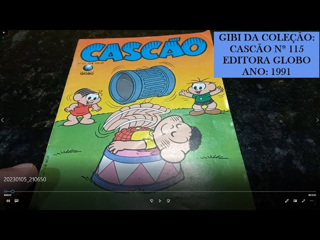 Gibizinho Do Cascão N° 3 Editora Globo 1991