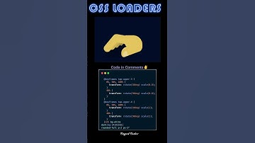 Create AMAZING Loading Animations with Waiting Hand LOADER and CSS