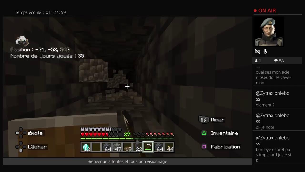 Minecraft : survie solo!!!!