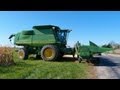 John Deere 9870 STS Harvests Corn on 10-15-2011