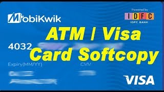 Mobikwik ATM / Visa softcopy screenshot 1