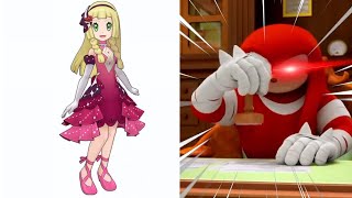 Knuckles Rates Pokemon Masters EX Outfits