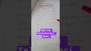 eğitim Felsefeleri#shorts#keşfetedüş#ags#kpsssoru#trending