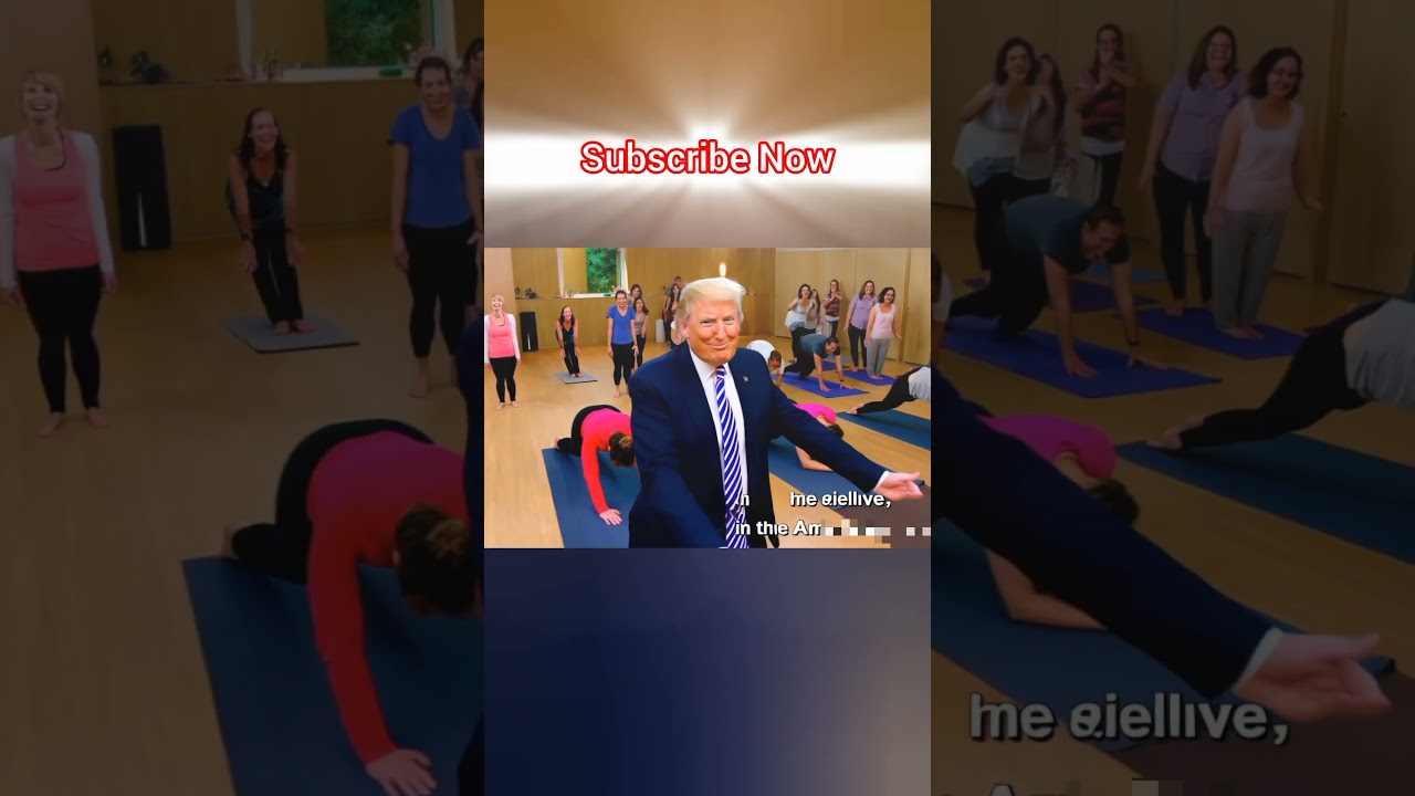 Donald Trump’s HILARIOUS Yoga Class FAIL! 🧘‍♂️ | Yoga Poses Gone Wrong. 