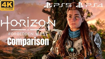 Horizon Forbidden West PS5 VS PS4 Pro Graphics Comparison