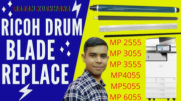 how to change Drum & Blade Ricoh  photocopier Machine in hindi/Drum and blade Replace Ricoh machine