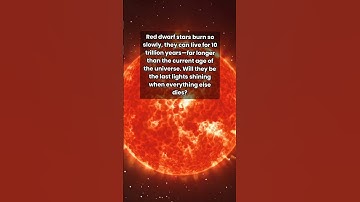Red Dwarfs: The Last Stars to Shine in the Universe 🌌
