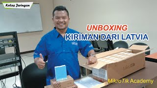 DAPAT KIRIMAN DARI LATVIA | Cara Mendirikan Mikrotik Academy Kampus atau Sekolah