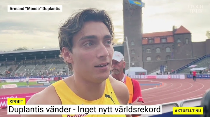 Armand Duplantis - Inget nytt världsrekord