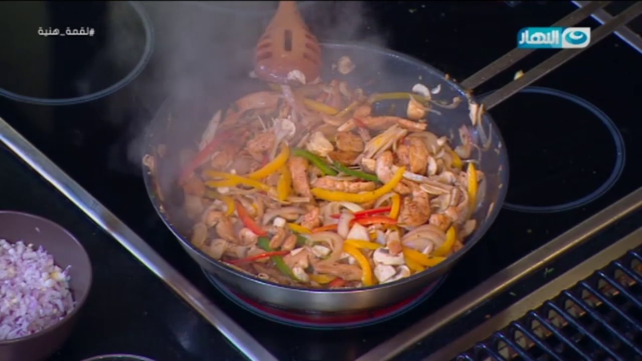 لقمة هنية - بطاطس ستيك هاوس بالفراخ و الكريمة - مكرونة بصوص التونة - شوربة خضار بالحمة