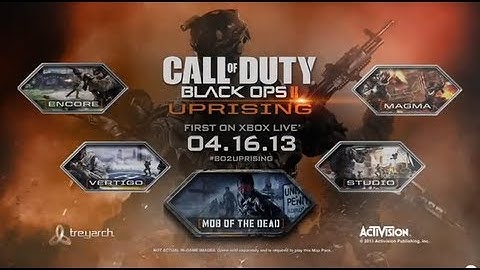 Uprising Map Pack Live Stream | Call of Duty: Black Ops 2
