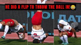 Nader Mohammadi's INSANE Flip Throw-In Sets Up Goal