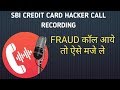 Real Fraud Call Recording Asking For Bank And Credit Card Details