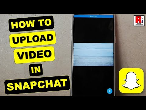 Video: Hvordan uploader du videoer til Snapchat?