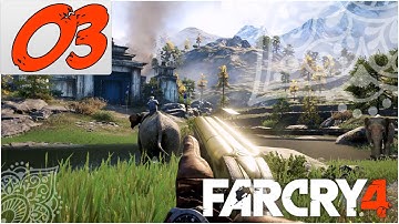 Far Cry 4 Walkthrough Part 3 "Wolfs, Saving Village" Gameplay Playthrough PC