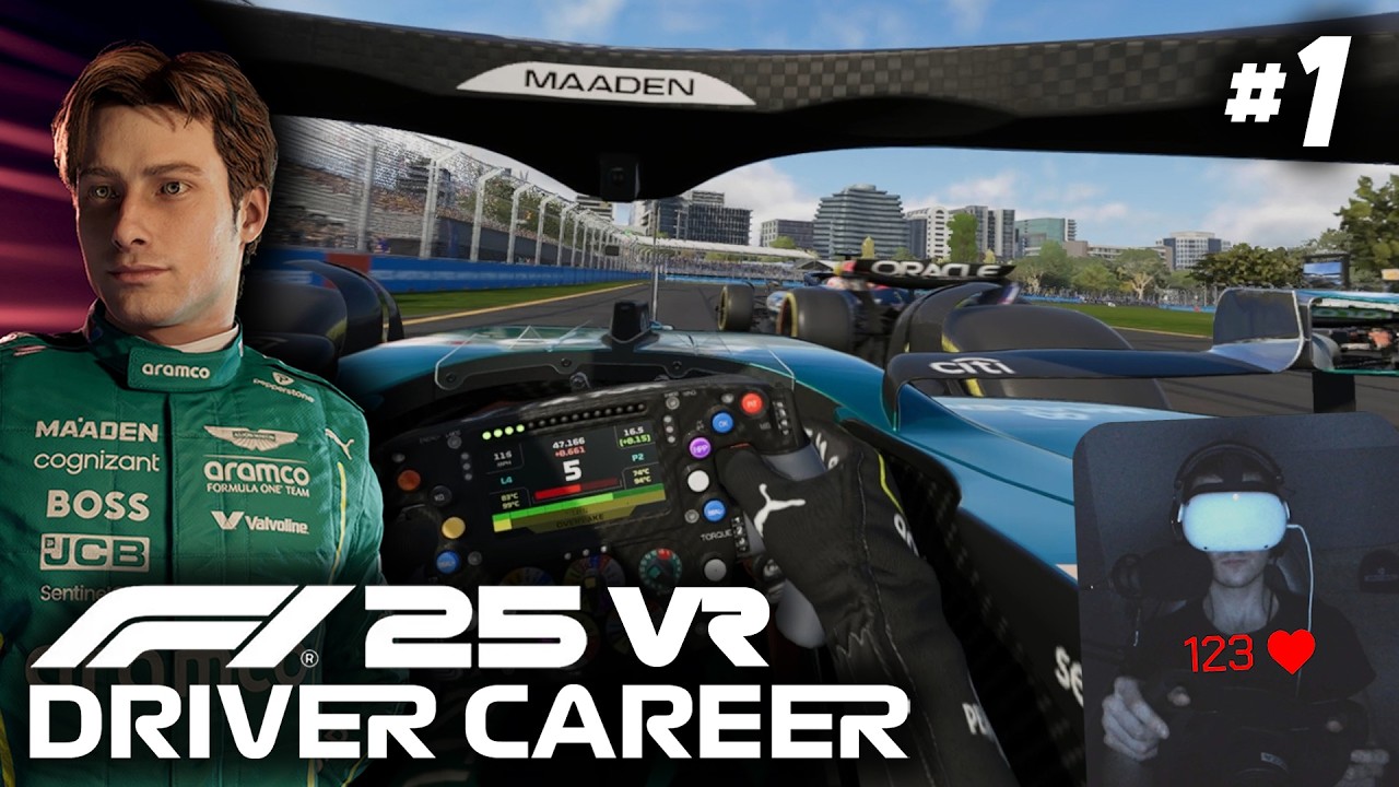 Podium on Rookie Debut?! | F1 25 VR Driver Career | S1 E1