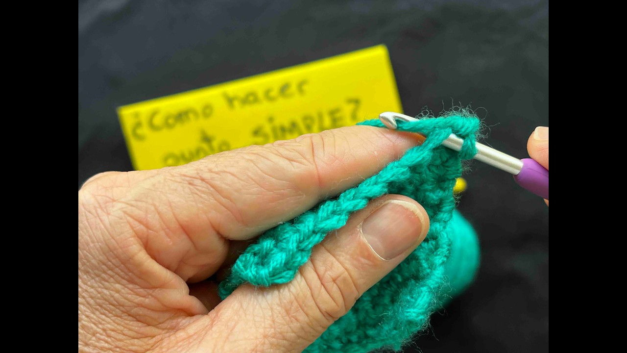 #6 Como hacer punto simple? | Crochet para Dummies