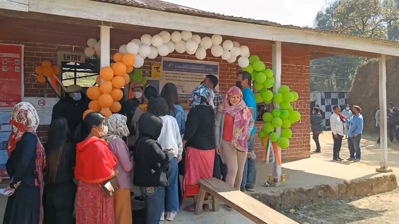 Peaceful Voting at CMES Tamenglong