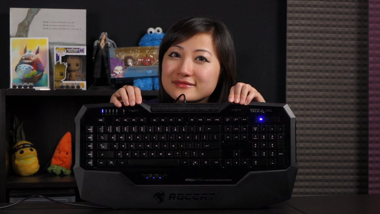 Roccat ISKU FX MultiColor Gaming Keyboard: Review - YouTube