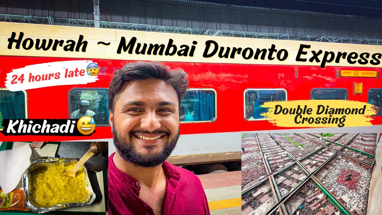 Duronto Express Howrah (Kolkata) to Mumbai 24 hours late and