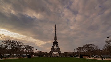 Eiffel Tower 4K Time Lapse