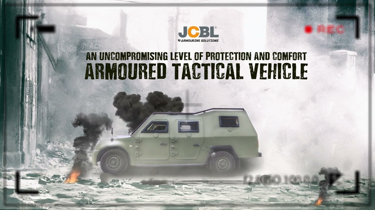 Build to combat tough terrains|4x4 Armoured Tactical Vehcicle | Bulletproof| JCBL Armouring Solution