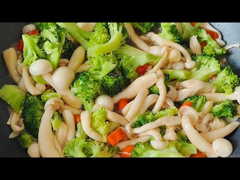 Tumis Brokoli Jamur Shimeji