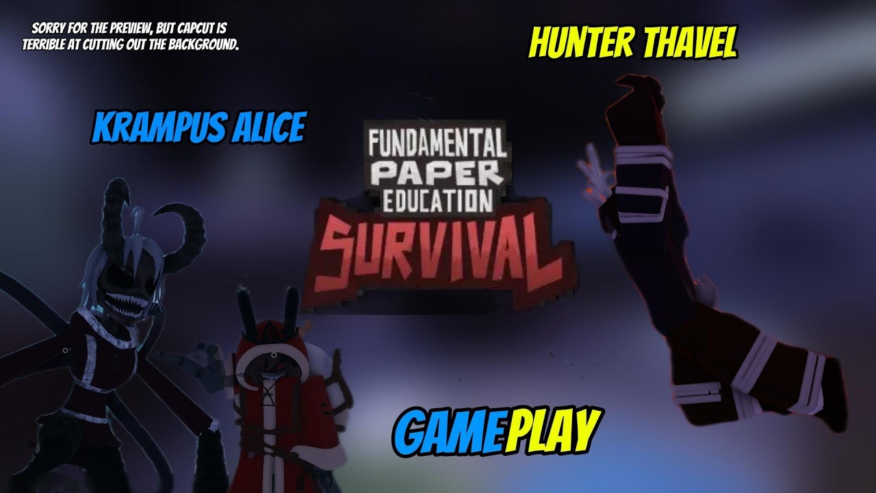 Krampus Alice and Hunter Thavel - FPE:S Roblox Gameplay