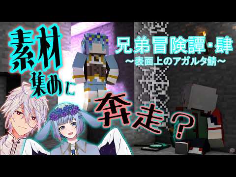 【マイクラ配信】お兄ちゃんとまったり素材集め！【表面上のアガルタ鯖】