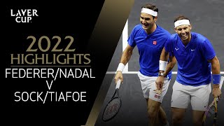 Federernadal V Socktiafoe Highlights Laver Cup 2022 Match 4