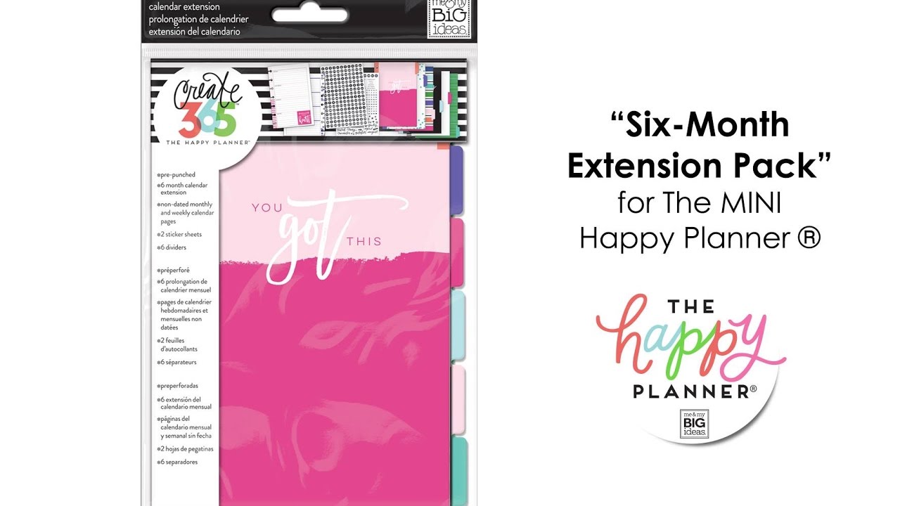 Six Month Extension Pack Happy Planner Preview MINI YouTube six-month-extension-pack-happy-planner-preview-mini-youtube